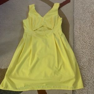 Yellow forever 21 dress